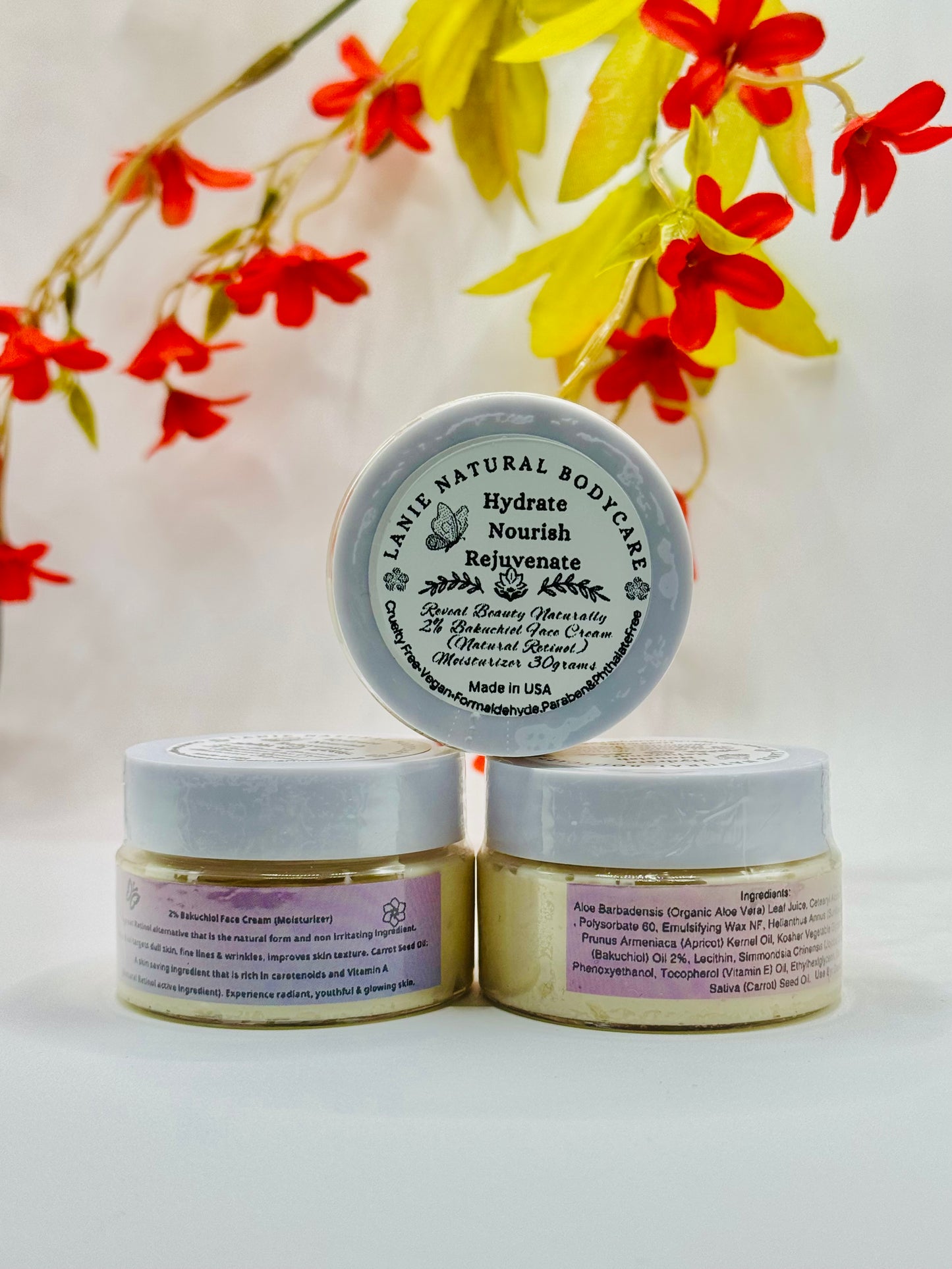2% Bakuchiol Face Cream Moisturizer