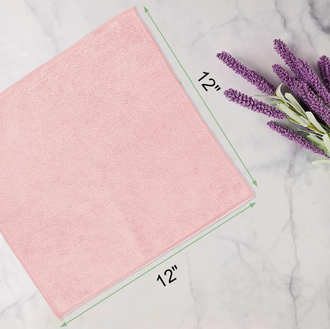 3 Pieces in a Bundle Face Towel (12" x 12"), Highly Soft Wash Cloth or as a Hand Towel , Fast Drying Multi-Purpose Microfiber Cleansing Cloth