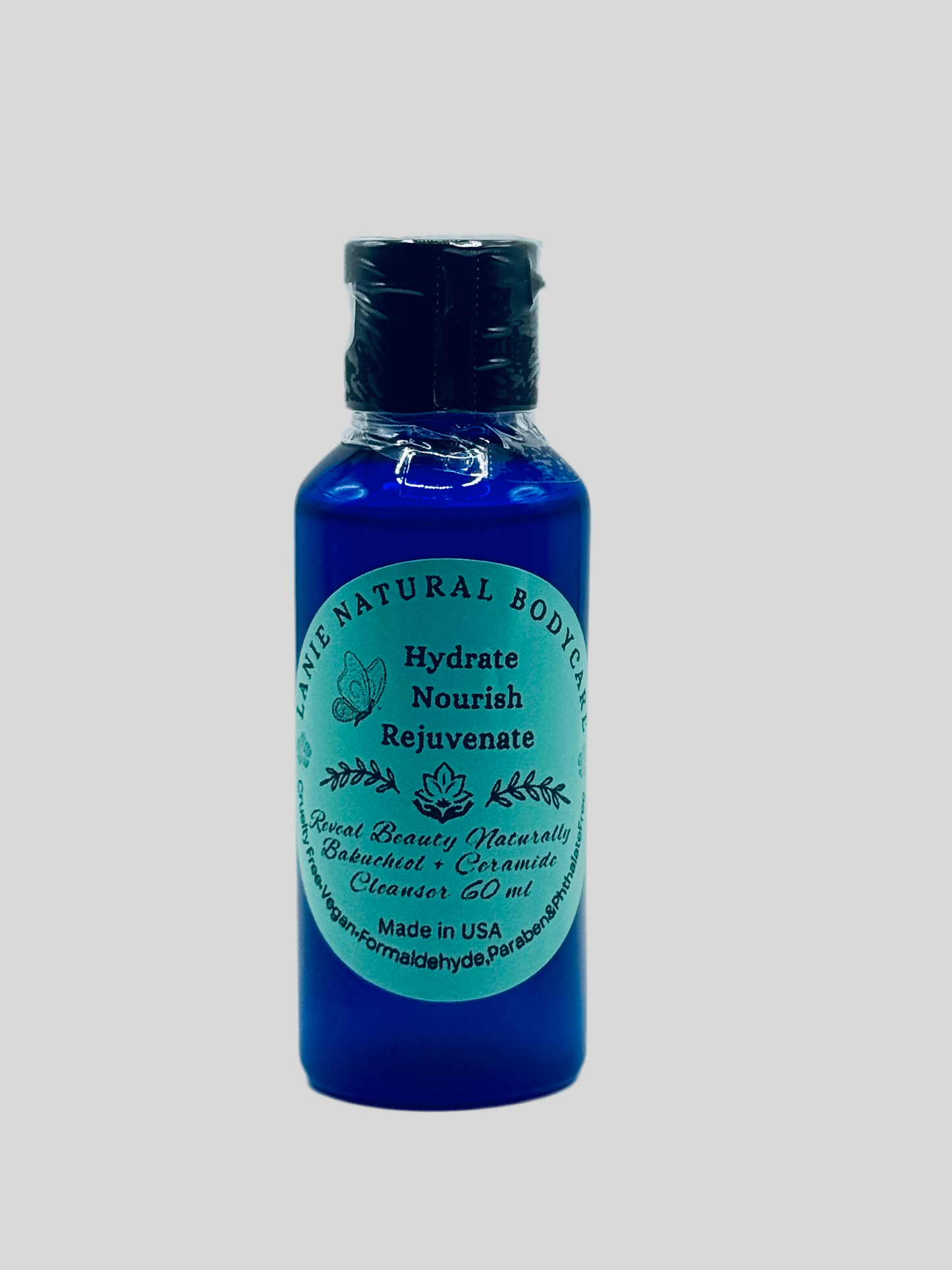 Bakuchiol + Ceramide + Carrot Seed Oil Facial Cleanser A RETINOL Safe Alternative