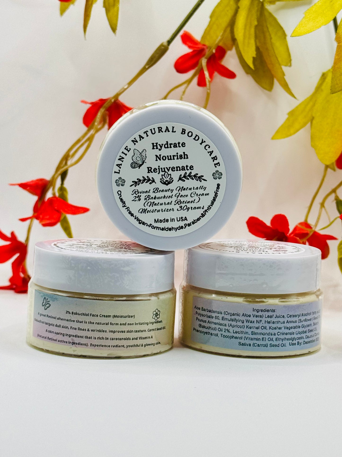 2% Bakuchiol Face Cream Moisturizer