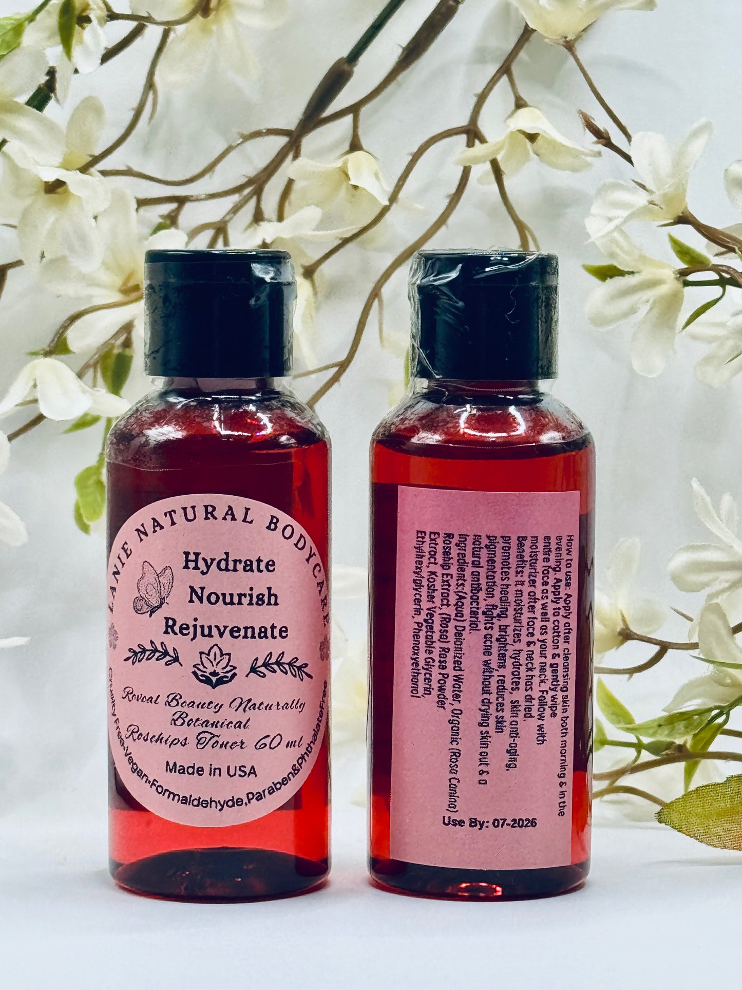 Organic Botanical Rosehips Hydrating Facial Toner