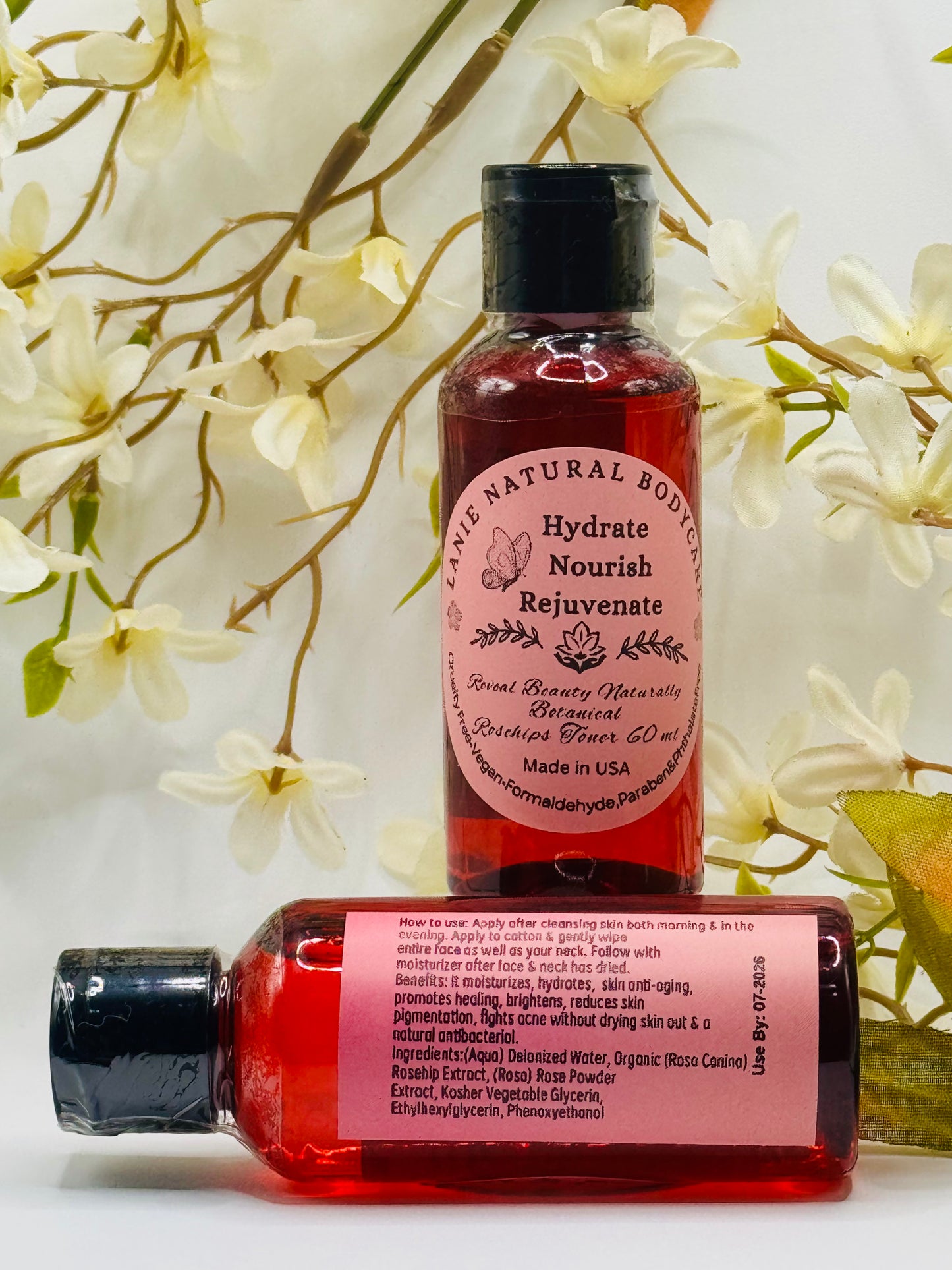 Organic Botanical Rosehips Hydrating Facial Toner