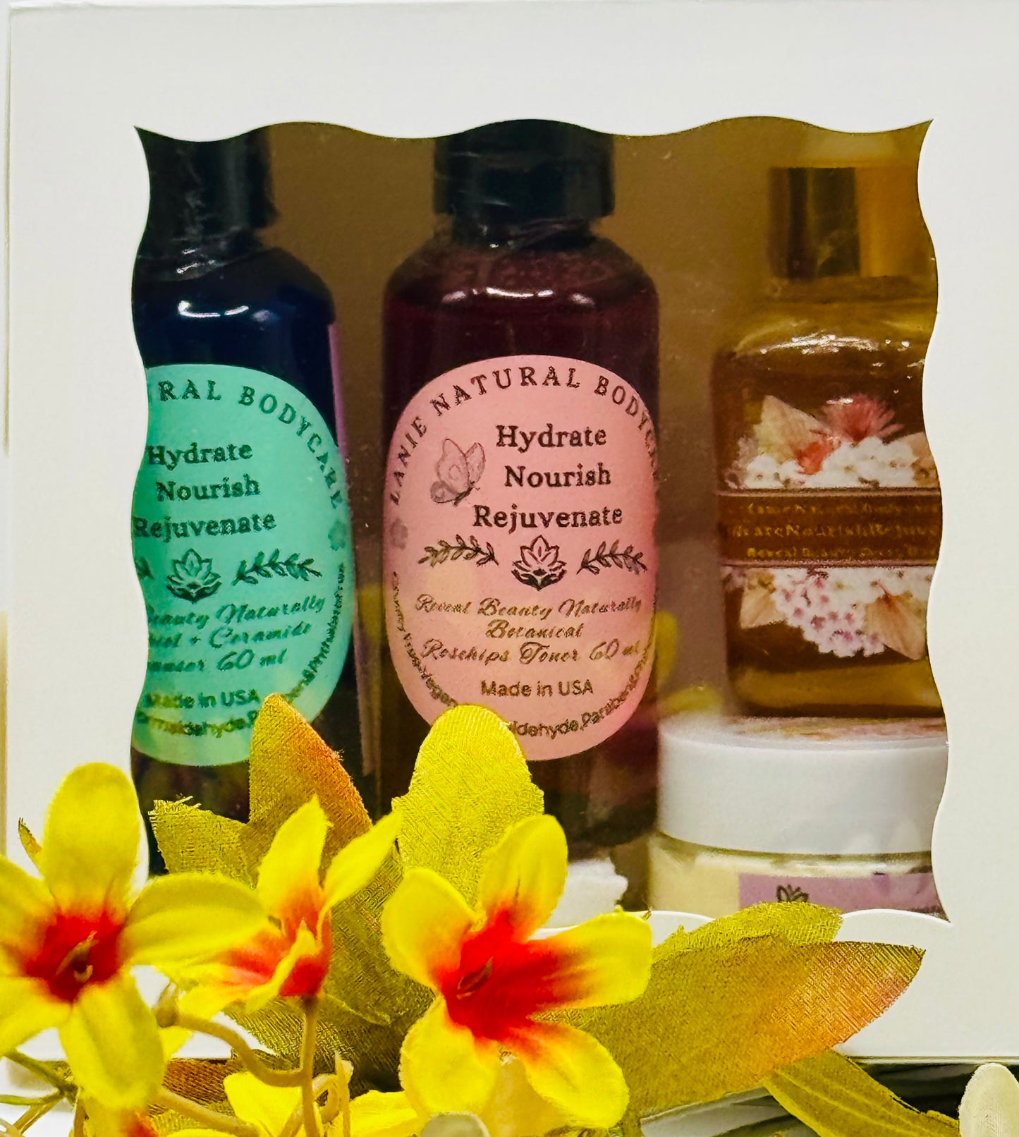 Bakuchiol Rejuvenating Set 
Retail Price:  $55
SPECIAL PRICE: $39
SAVINGS: $16 FREE: 1 SOFT Face Towel (12”x12”)