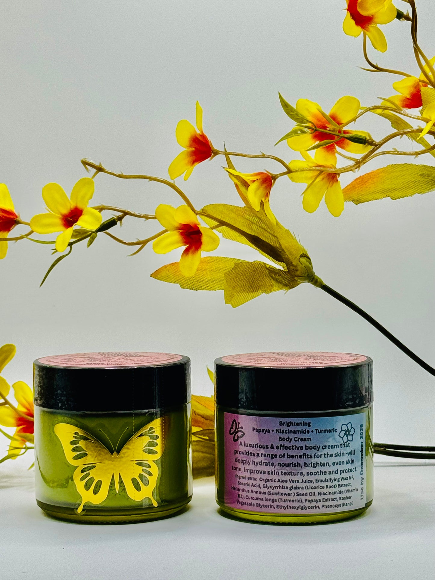 Ultra Brightening Body Cream: Papaya + Niacinamide + Turmeric
