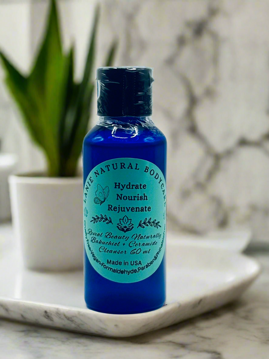Bakuchiol + Ceramide + Carrot Seed Oil Facial Cleanser A RETINOL Safe Alternative