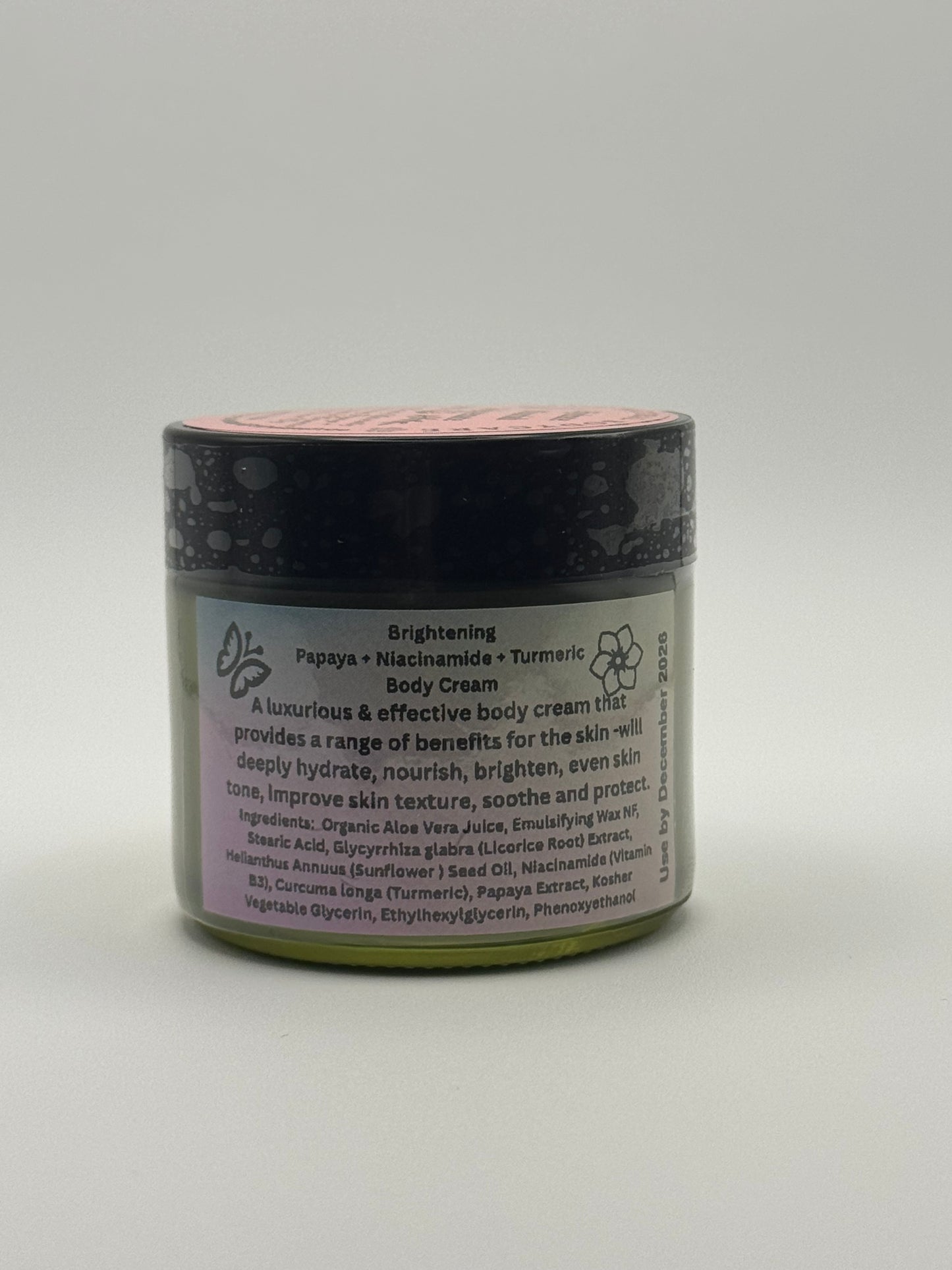 Ultra Brightening Body Cream: Papaya + Niacinamide + Turmeric