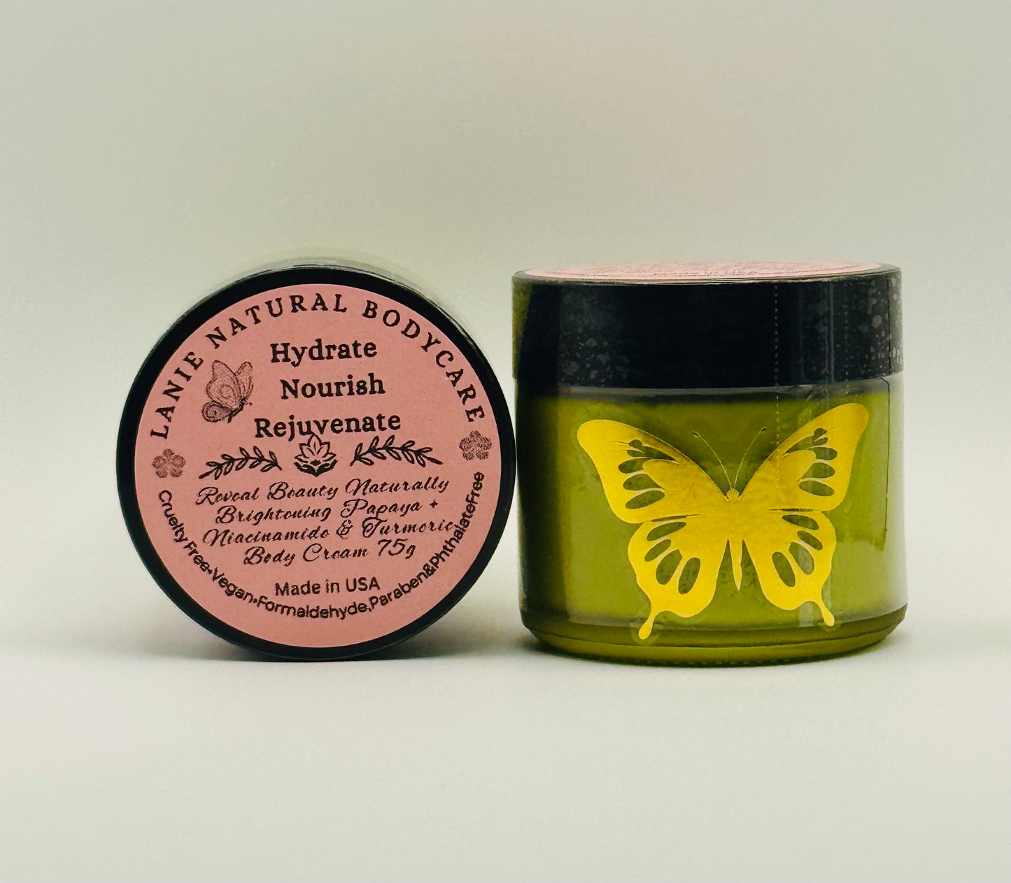 Ultra Brightening Body Cream: Papaya + Niacinamide + Turmeric