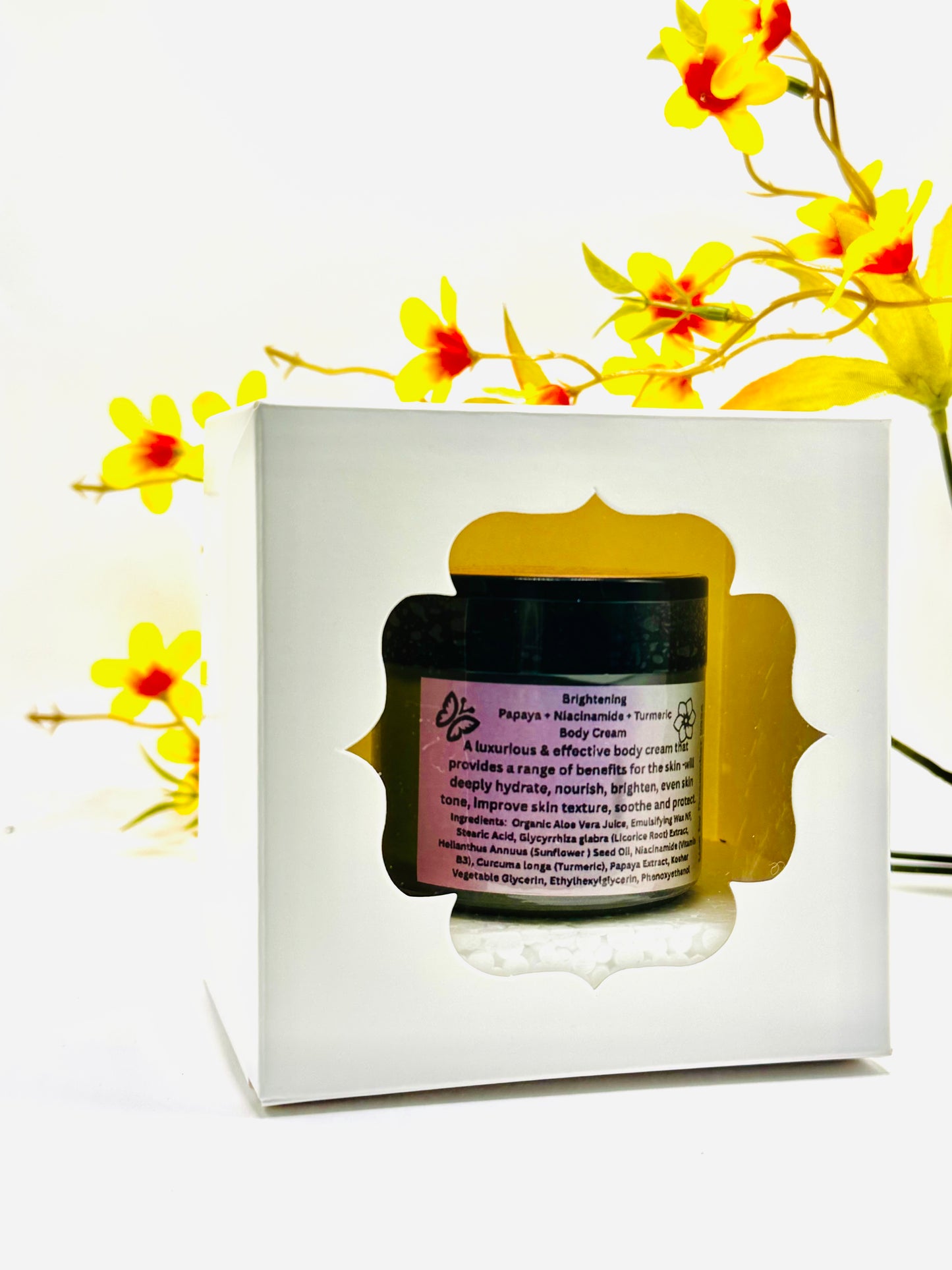 Ultra Brightening Body Cream: Papaya + Niacinamide + Turmeric