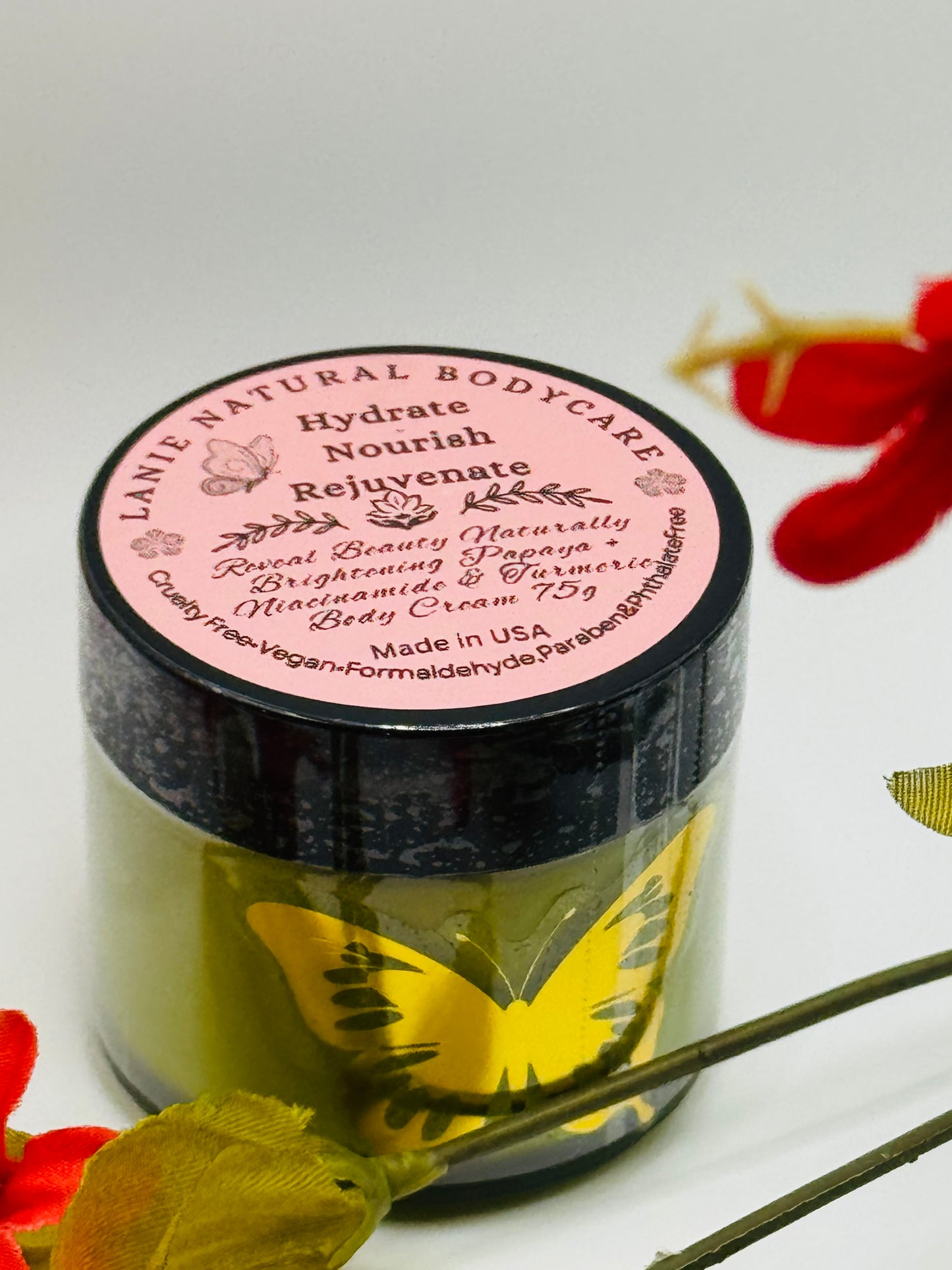 Ultra Brightening Body Cream: Papaya + Niacinamide + Turmeric