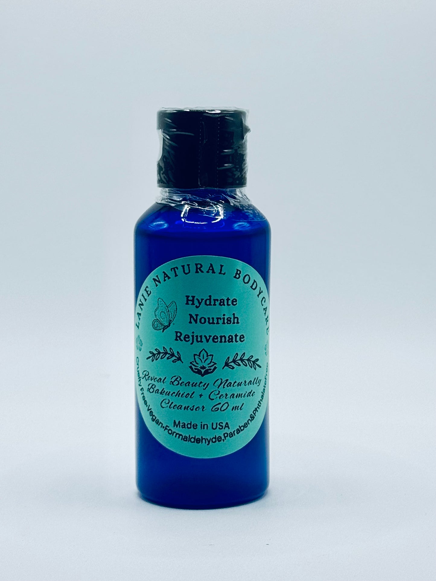 Bakuchiol + Ceramide + Carrot Seed Oil Facial Cleanser A RETINOL Safe Alternative